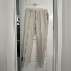 Saddlebred Men’s ivory dress pants 34/32.